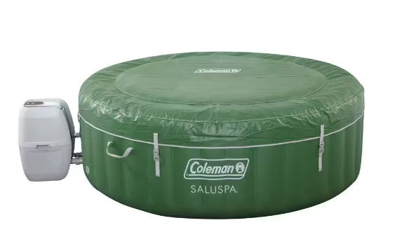Coleman SaluSpa 6-Person Inflatable Hot Tub, Green Model # 90363E