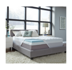 Future Foam 3.5 Comforpedic from Beautyrest Gel King Memory Foam with Fiber Topper Cover