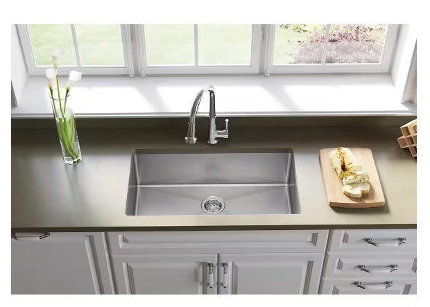 Elkay Crosstown 32 in. Undermount Single Bowl 18-Gauge Kitchen Sink HDU32189F