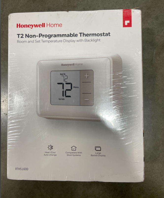 Thermostat, White Honeywell Home RTH5160D1003 Non-programmable