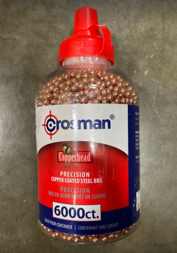 Steel BBS Crosman Copperhead Precision Copper Coated Steel BBS