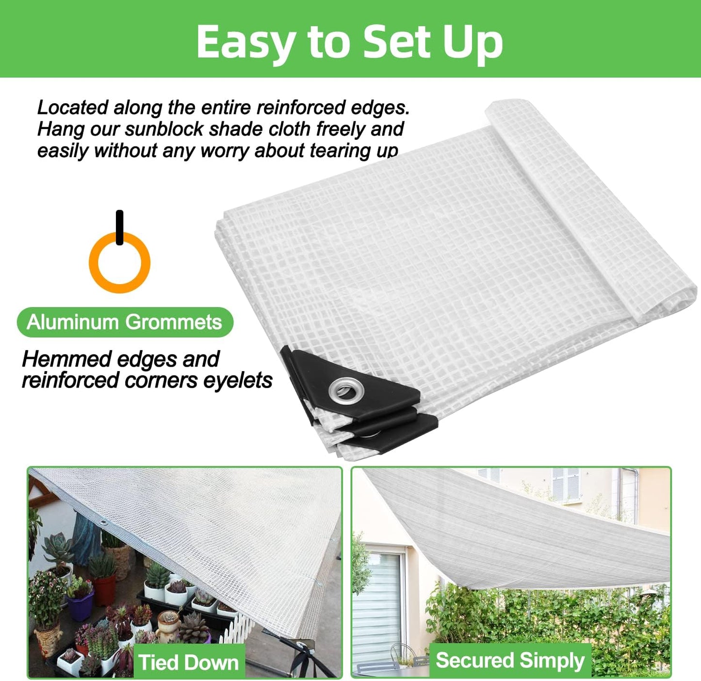 Tubtoken Clear Greenhouse Tarp 18x24FT - Heavy Duty 14 Mil Clear Waterproof Cover, UV Resistant Poly Tarp with Grommets - Superior Strength for Gardening, Farming, Nursery, Garden