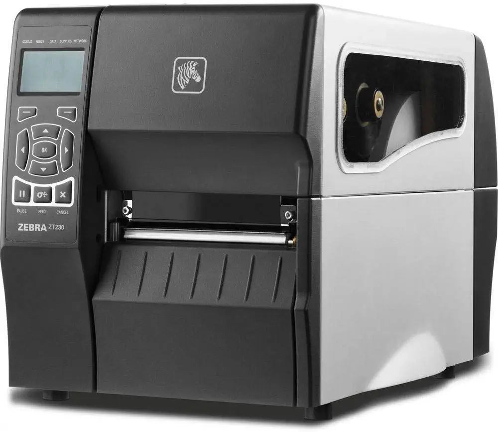 Zebra Ait,Zt230,4in,203dpi,Direct Thermal,Tear,Power Cord With Us Plug,Serial An