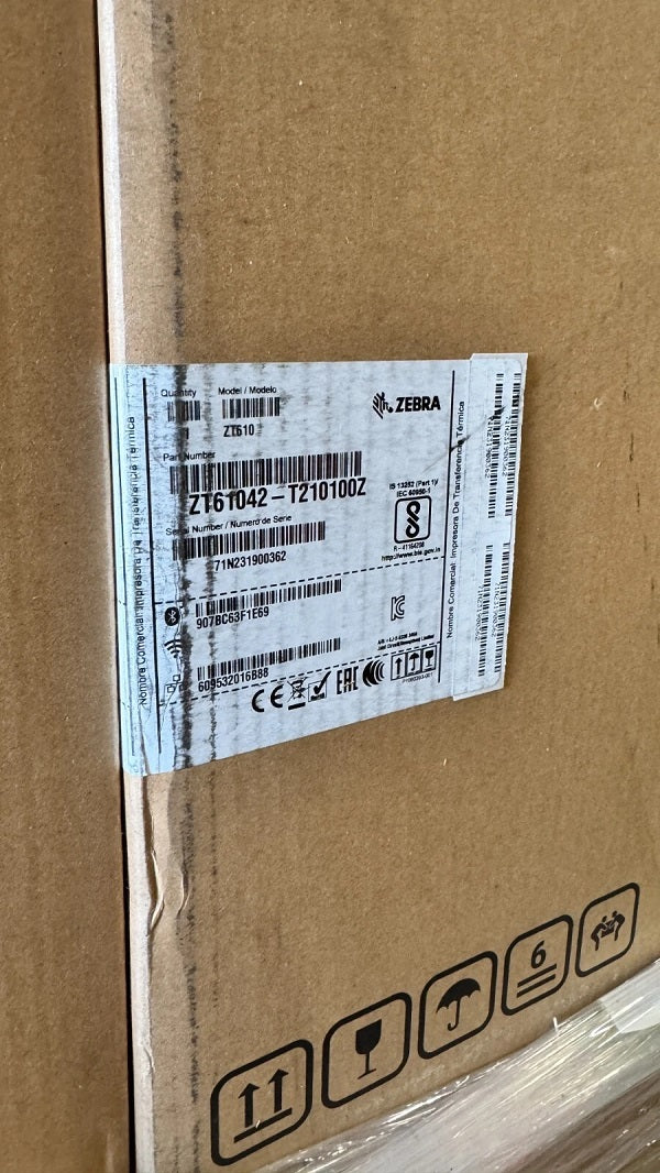 Zebra Zt610 Direct Thermal/Thermal Transfer Printer - Monochrome - Label Print - ZT61042-T210100Z