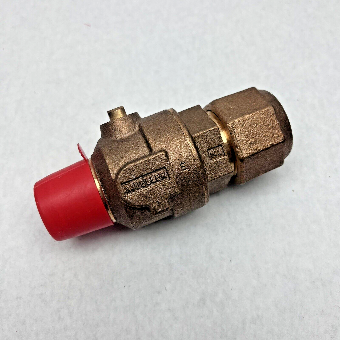 Mueller 1" X 1" CTS Brass CURB Ball Valve