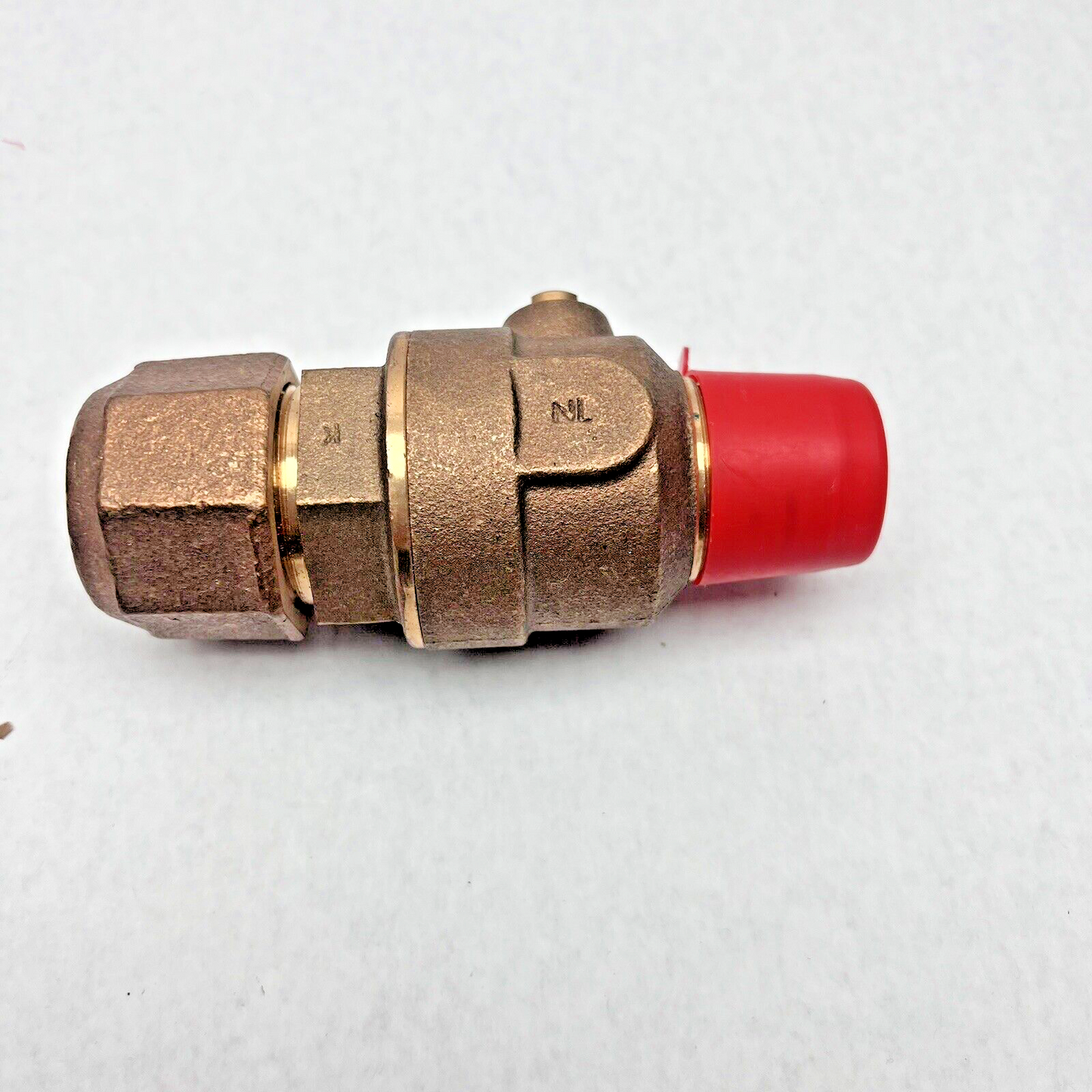 Mueller 1" X 1" CTS Brass CURB Ball Valve