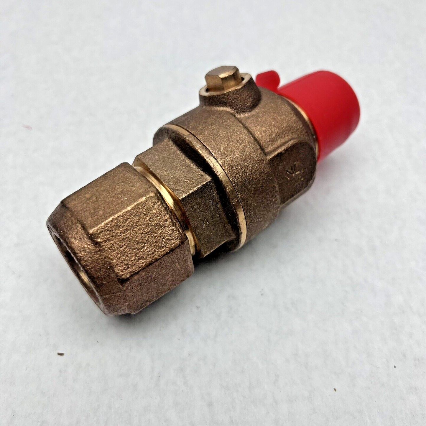 Mueller 1" X 1" CTS Brass CURB Ball Valve