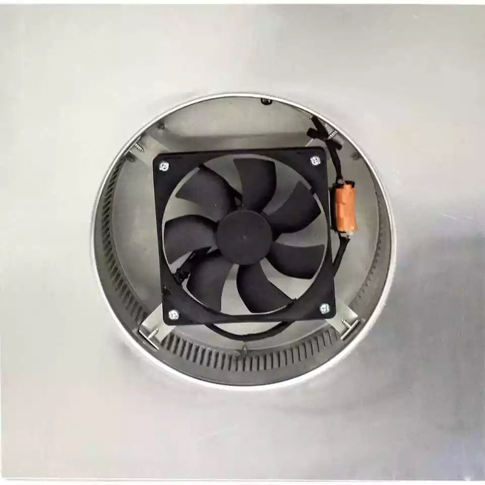 Solar Powered Roof Mounted Exhaust Attic Fan Active Ventilation 8 in Vent RBSF-8