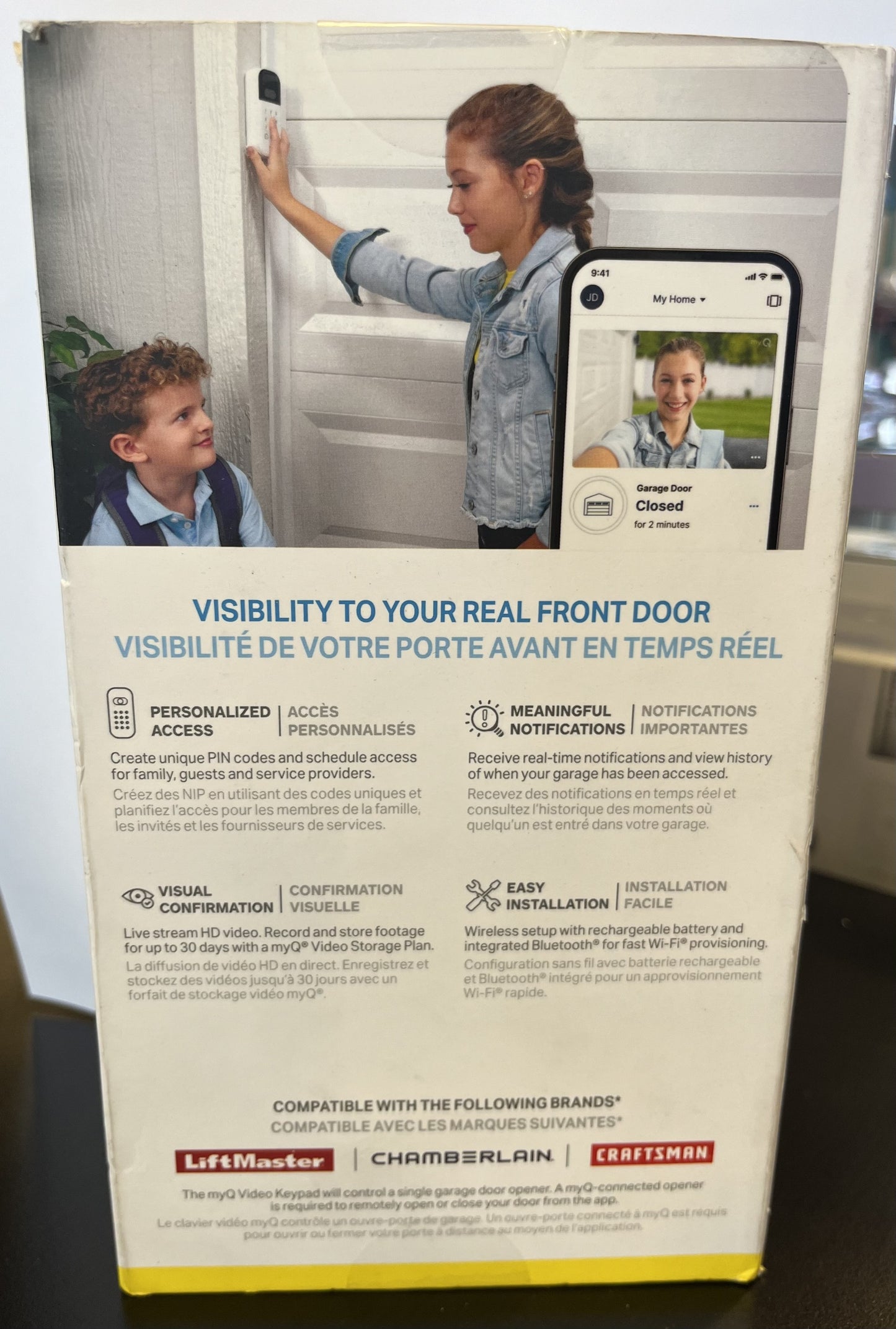 myQ Smart Garage Door Video Keypad