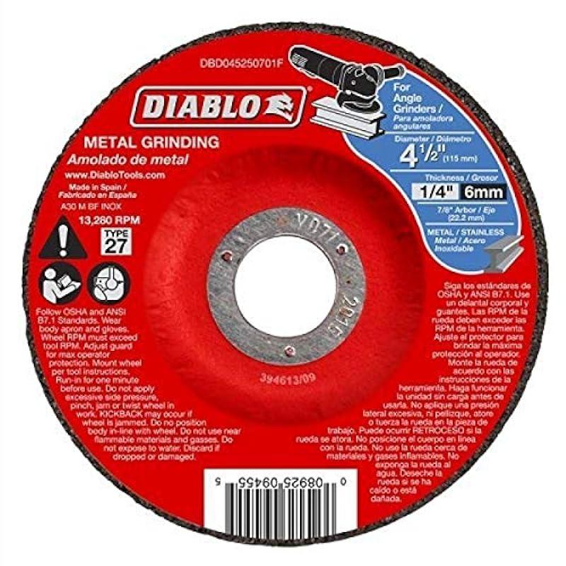 Freud-Diablo DB 4-1/2X1/4X7/8IN MTL DC GRD27, Multi, one Size (DBD045250701F)