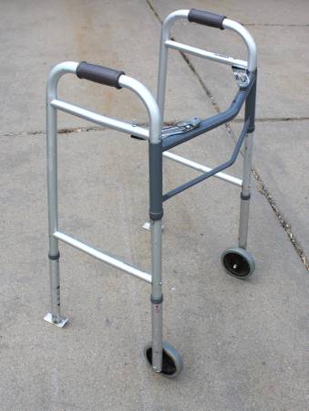 Like New Aluminum Folding Walker