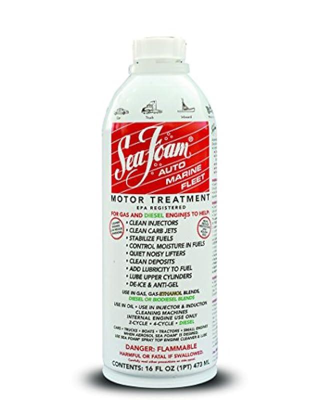 Sea Foam SF-16 Motor Treatment - 16 oz. , white ( CAN IS DENTED ALL OVER )