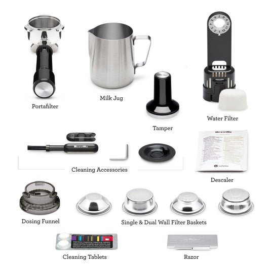 Breville Barista Express Espresso Machine BES870BSXL, Black Sesame