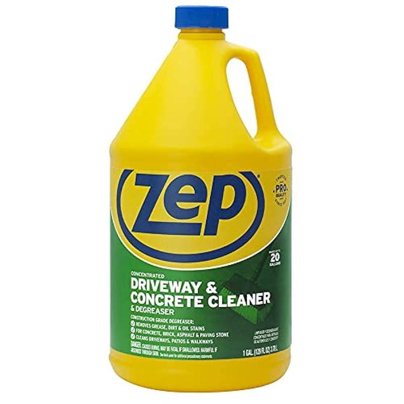 Zep Driveway and Concrete Cleaner and Degreaser Concentrate 128 ounce ZUCON128