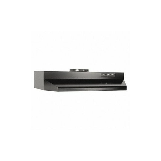 Broan-NuTone 423023 Insert 30-inch Under-Cabinet Range Hood with 2-Speed Exhaust Fan and Light, Black