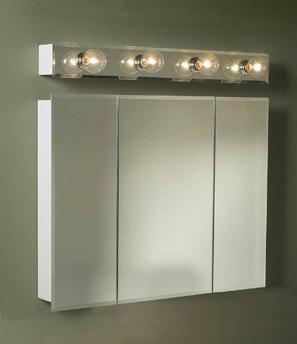 Jensen 255236 Horizon Frameless Medicine Oversize Cabinet, 36-Inch by 28-1/4 by 5-1/4-Inch