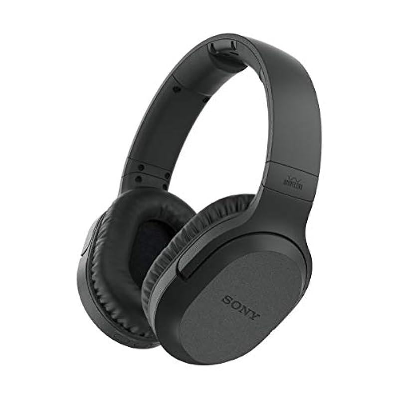 Open Box Sony RF400 Wireless Home Theater Headphones for Watching TV (WHRF400), Black, 2.9