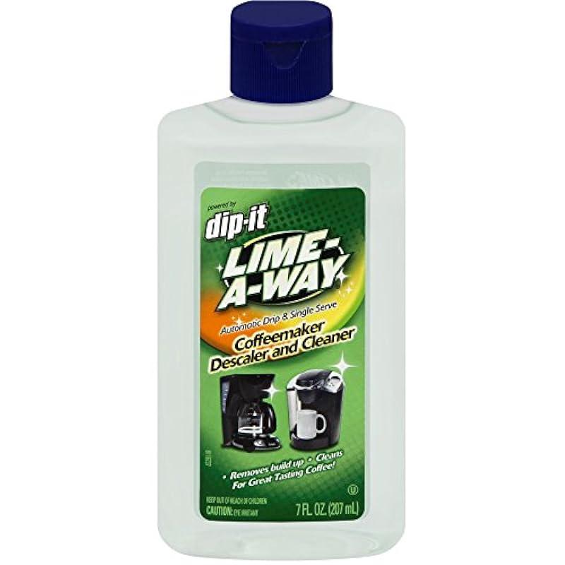 Lime-A-Way Dip-It Coffeemaker Cleaner, Descaler & Cleaner for Drip & Single Serve Coffee Machines, 7 Fl Oz (Pack of 8)