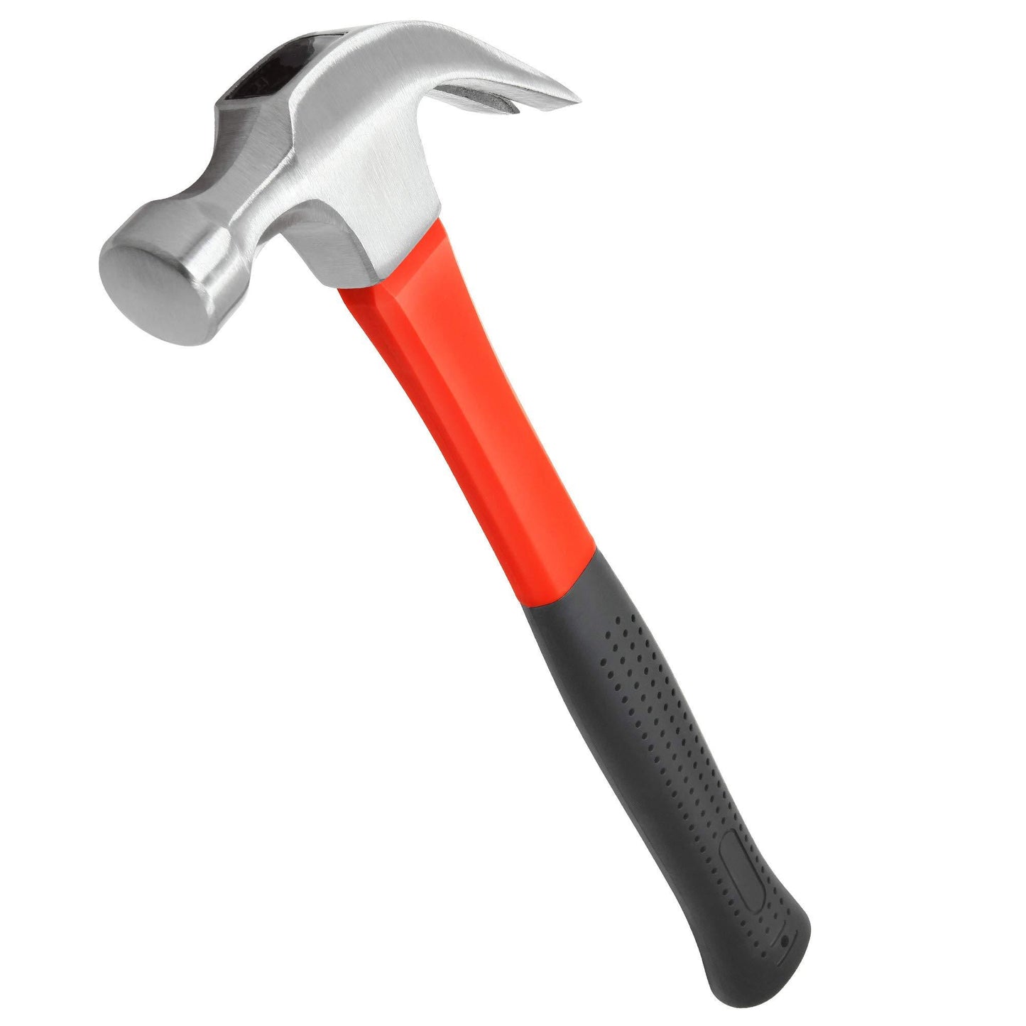 Powerbuilt 640948 16 oz. Claw Hammer with Fiberglass Handle