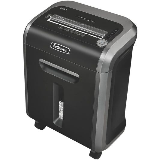 Fellowes ‎Powershred 79Ci 16-Sheet 100% Jam-Proof Crosscut Paper Shredder for Office and Home, Black/Dark Silver 3227919