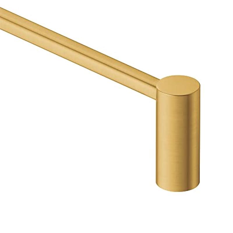 Moen Align Brushed Gold 24-Inch Modern Single -Towel Bar, YB0424BG