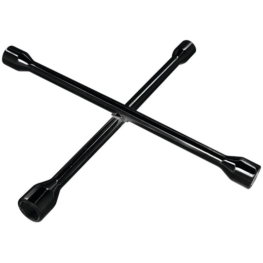 Performance Tool W2 Black 14-Inch Metric 4-Way Cross Lug Wrench