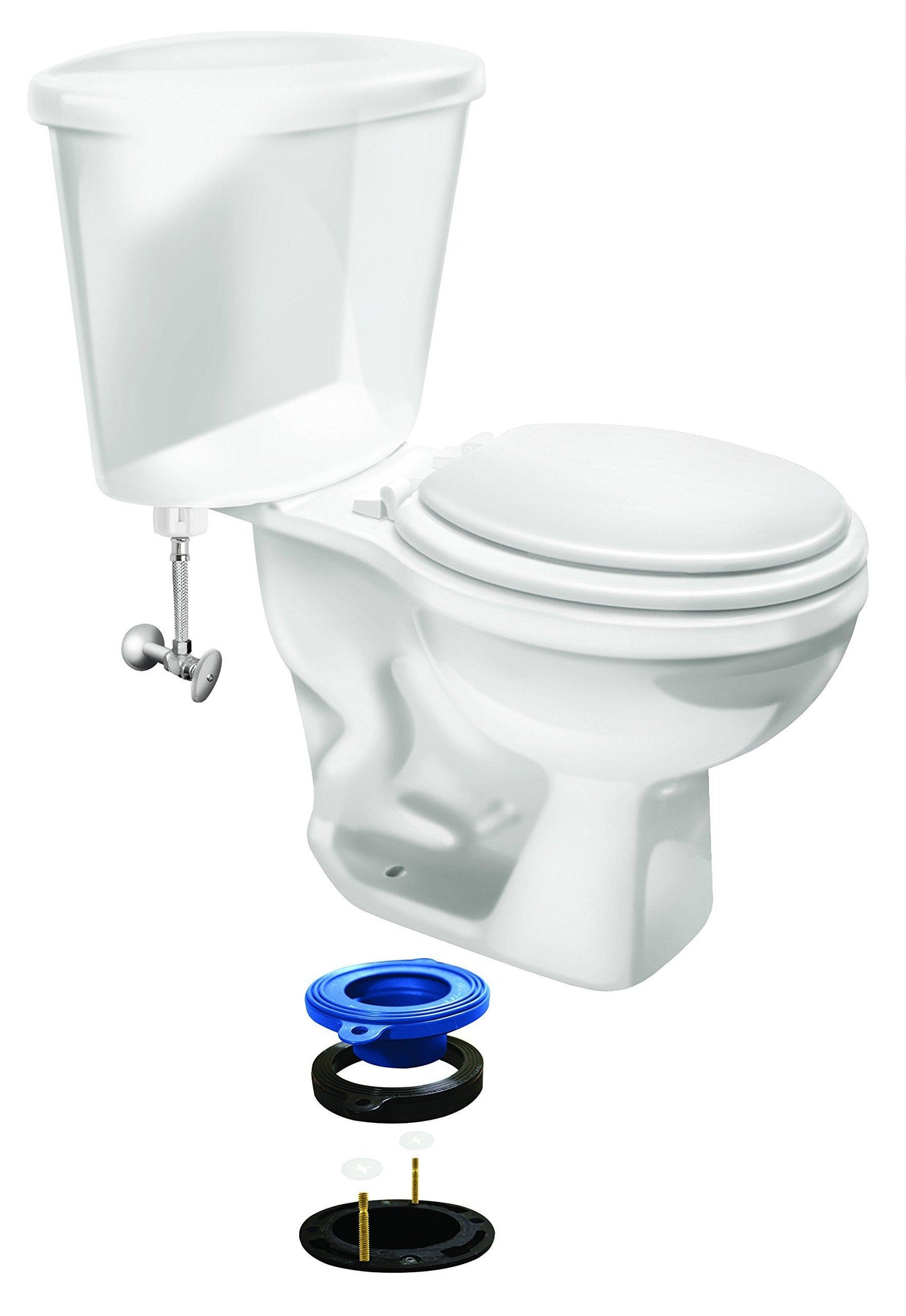 Fluidmaster 7530 Universal Better Than Wax Toilet Seal, Wax-Free Toilet Bowl Gasket Fits Any Drain