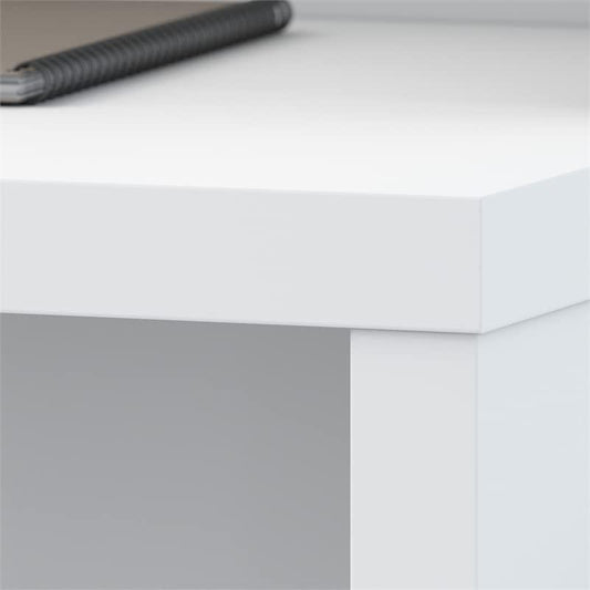 BBF Echo 36W Desk Return in Pure White - Engineered Wood