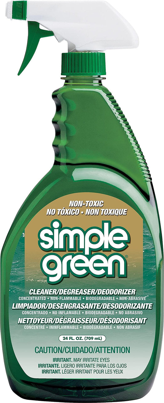 Simple Green Industrial Cleaner & Degreaser, Concentrated, 24 oz Bottle (13012)