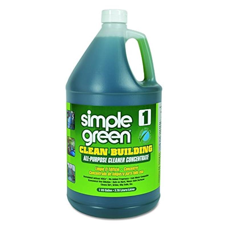 Simple Green Industrial SMP11001 Clean Building All-Purpose Cleaner Concentrate, 1gal Bottle