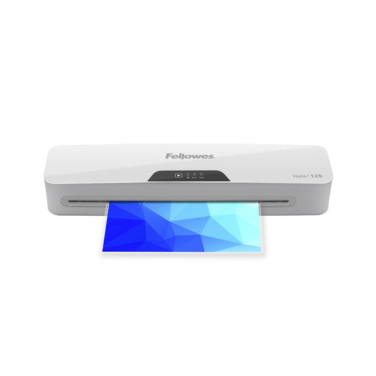 Fellowes® Halo™ 125 Thermal Laminator With 25 ImageLast Pouches, 12-1/2" Width, White