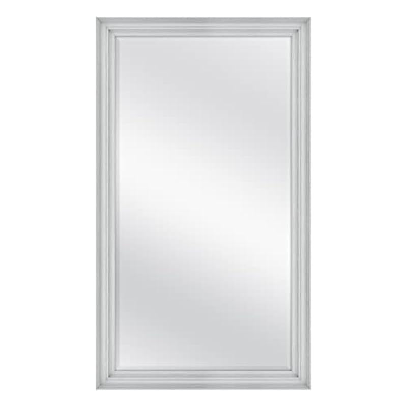 MCS Ezra Wall Mirror, Gray Woodgrain, 28.66 x 49.66 in