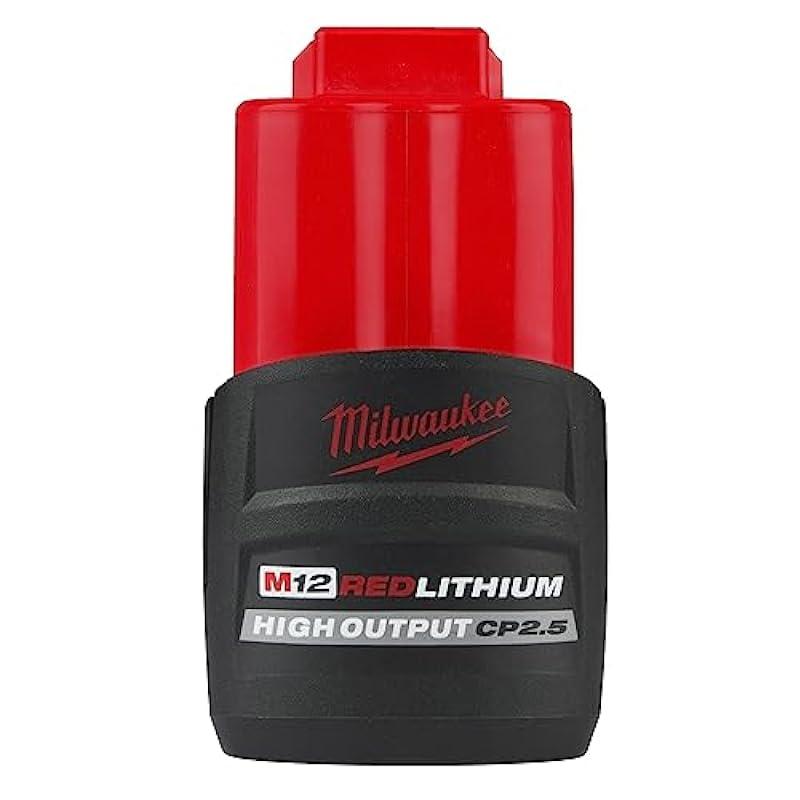 Milwaukee 48-11-2425 M12 REDLITHIUM HIGH Output CP 2.5Ah Battery