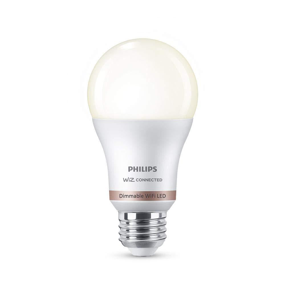 Philips A19 LED 60W Equivalent Dimmable Smart Wi-Fi Wiz, Soft White