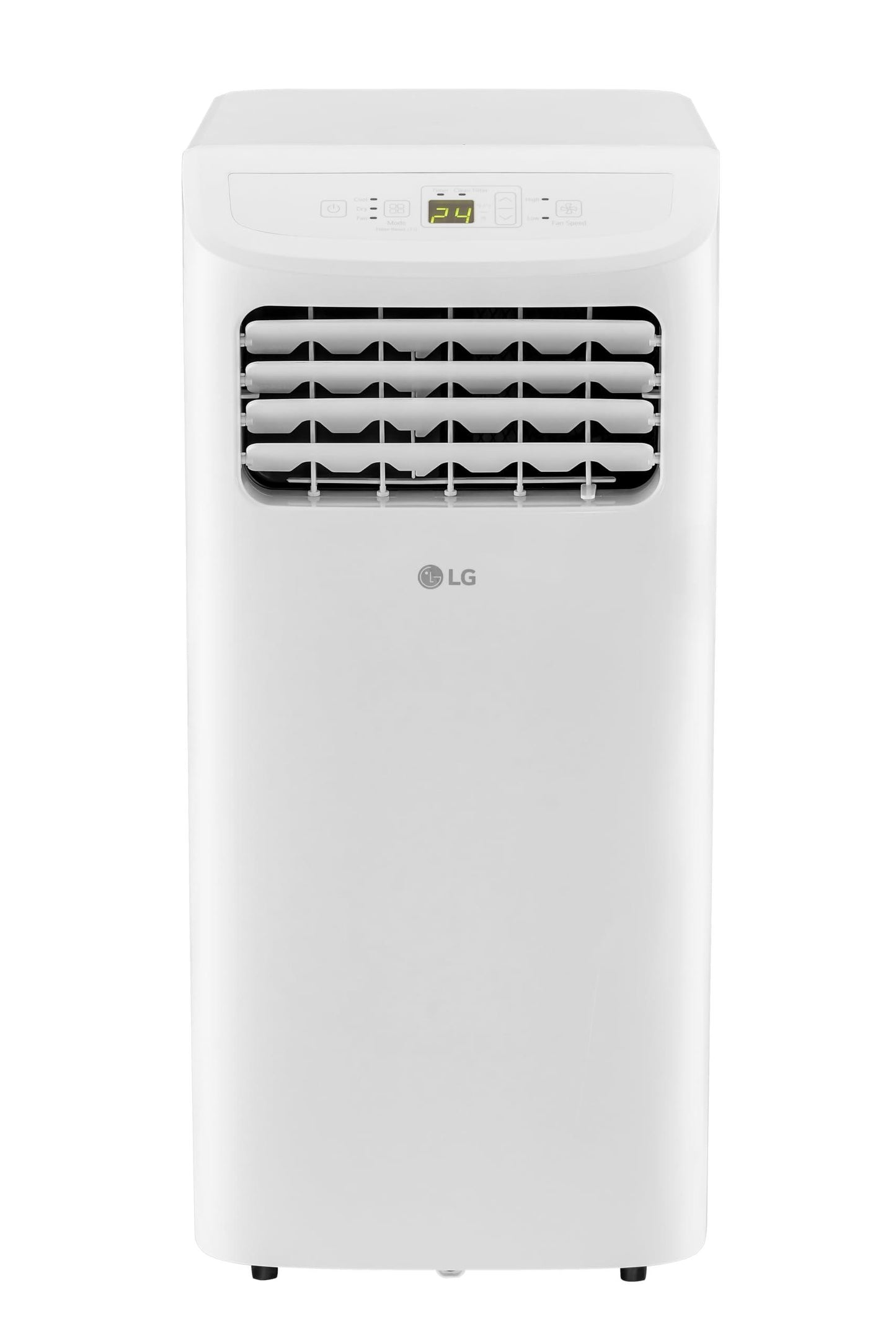 LG LP0624WFR Portable Air Conditioner w/Remote, Cools 250 Sq.Ft, Quiet Operation, 115V, 6,000 BTU (9700 ASHRAE), White