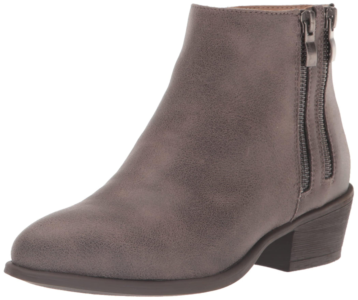 Journee Collection Womens Jayda Bootie Grey, 6.5 Womens US