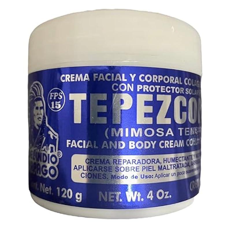 Del Indio Papago TEPEZCOHUITE 120g SKIN CREAM COLLAGEN day& night