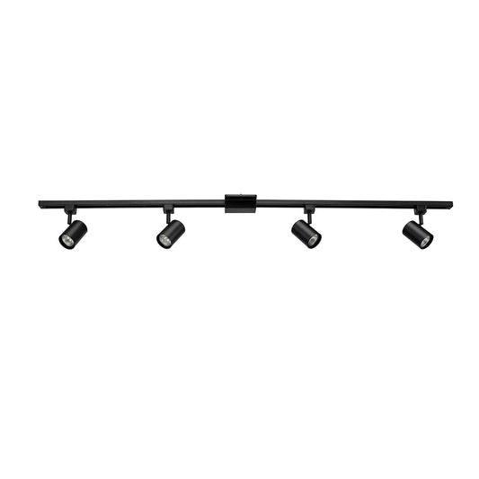 Globe Electric 59738 Tribeca 4-Light 56" Track Lighting Kit, Matte Black, Bulb Not Included