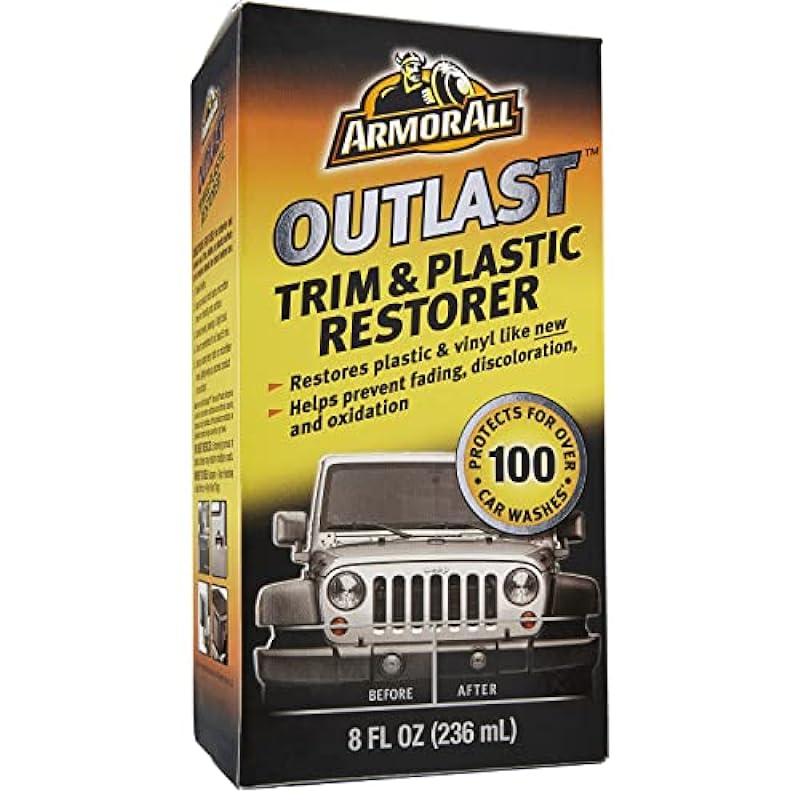 Armor All Outlast Car Trim & Plastic Cleaner , Cleans Cars, Trucks, and Motorcycles, 8 Oz