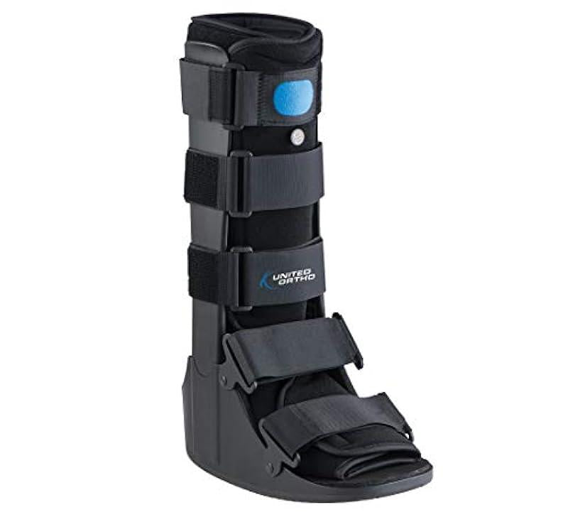 United Ortho Air Cam Walker Fracture Boot, Extra Large, Black