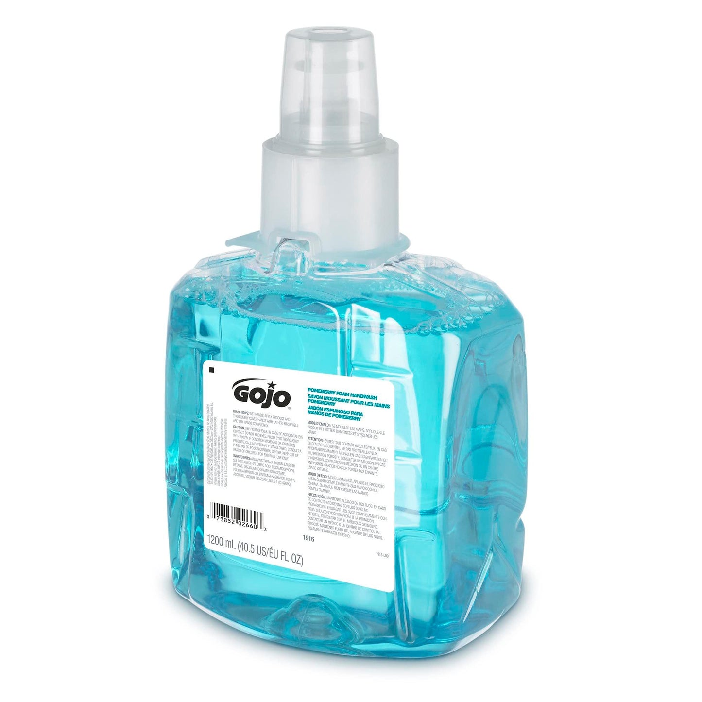 Gojo Foam Soap Refill, Size 1200mL, Blue