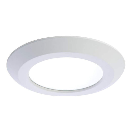 HALO 6 inch SLDSL6069S1EMWR Integrated Surface Mount LED Downlight, Dimmable, Selectable CCT (2700K, 3000K, 3500K, 400K, 5000K), White