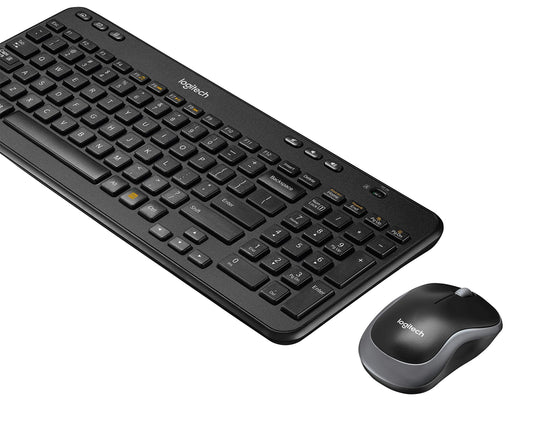 Logitech Wireless Combo MK360 – Includes Keyboard with 12 Programmable Keys and Wireless Mouse, Compact Package Perfect for Travel, 3-Year Battery Life