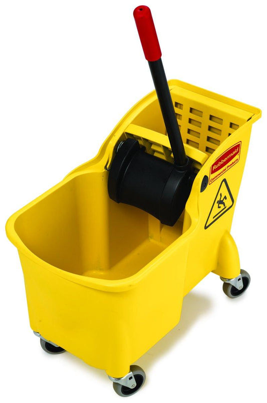 Rubbermaid Commercial Product 31QT Tandem Bucket, Yellow