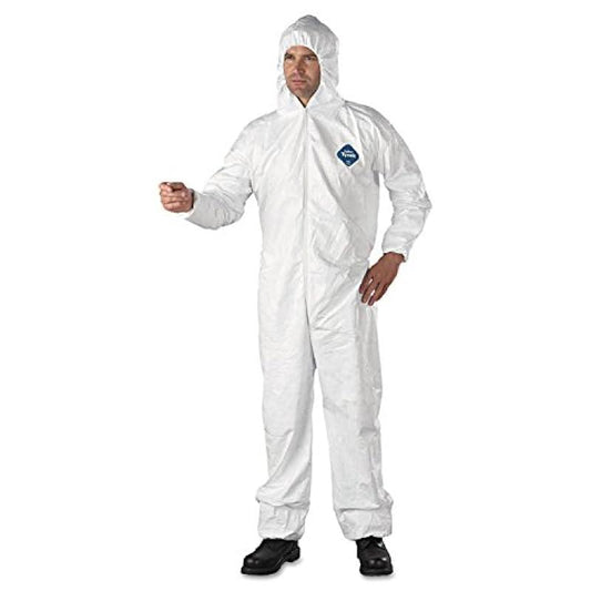 DuPont SEPTLS251TY127S3XL Tyvek 400 Coveralls with Attached Hood - TY127S-3XL