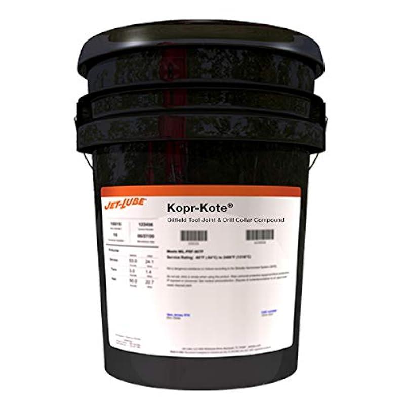 Jet-Lube Kopr-Kote (Oilfield) - Tool Joint I Drill Colar Compound I Premium Grease I Contains Copper Flakes I High Temperature | 5 Gal.