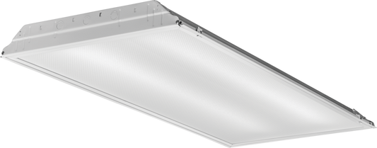 Lithonia Lighting 2GTL4 A12 120 LP840 4000K Contractor Select LED Lensed Troffer Light Without Battery, 2 x 4', White