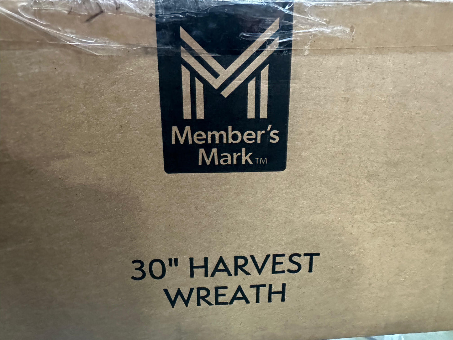 Member's Mark 30" Harvest Wreath, Natural Cattails