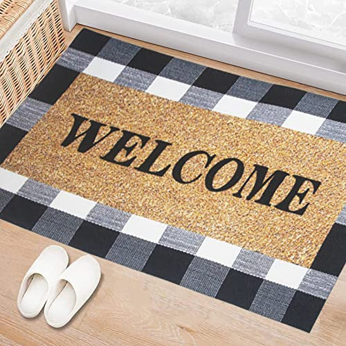 Indoor Outdoor Doormat Front Back Door Rug - Durable Outdoor Indoor Entry Rug