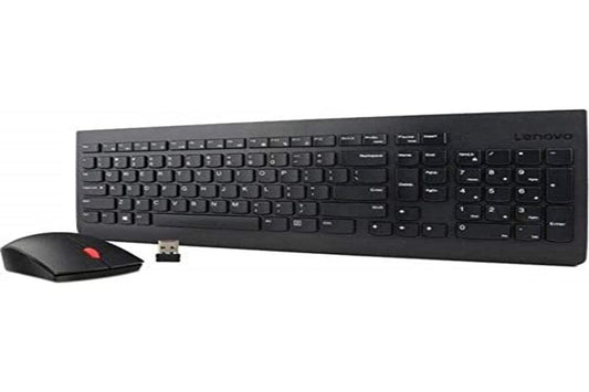 Lenovo 4X30M39482 Essential Wireless Keyboard and Mouse Combo - LA Spanish 171 (w/o Battery), Black